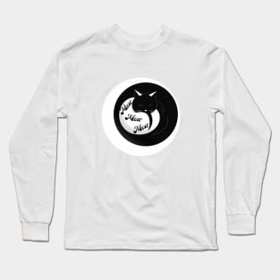 A cat curled a touch of playfulness Long Sleeve T-Shirt